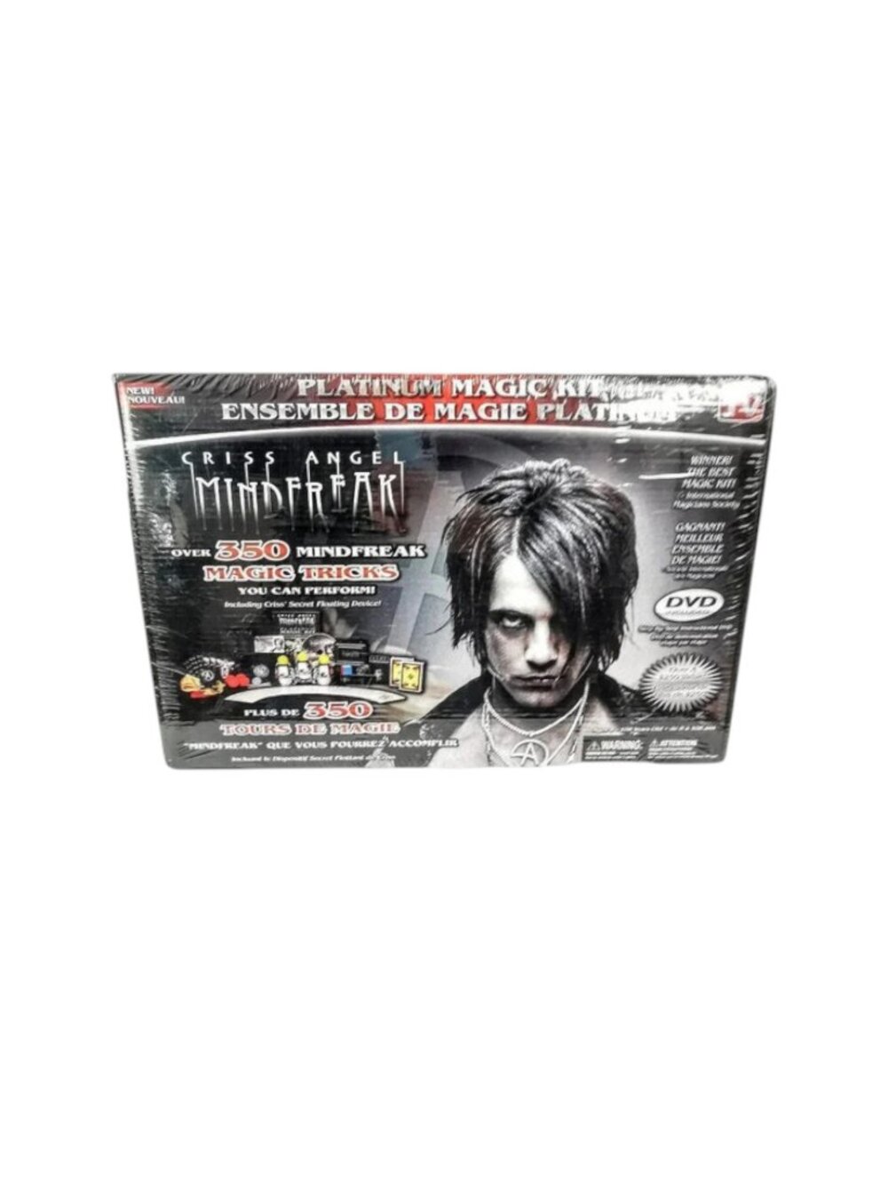 Criss Angel Mindfreak Magic Kit Platinum BIG Set 350 pcs  Incl DVD‎ New